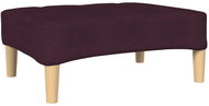 Shumee podnožka fialová 78×56×32 cm textil, 337810 - Taburet