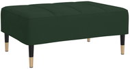Shumee podnožka tmavě zelená 78×56×32 cm samet, 337814 - Taburet
