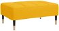 Shumee podnožka žlutá 78×56×32 cm samet, 337819 - Taburet