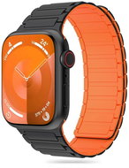 Tech-Protect Iconband Magnetic for Apple Watch 42/44/45/49mm, black/orange - Watch Strap