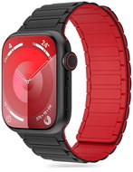Tech-Protect Iconband Magnetic for Apple Watch 42/44/45/49mm, black/red - Watch Strap