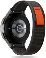 Tech-Protect Nylon for Garmin Fenix 5 / 6 / 6 Pro / 7, black/orange - Watch Strap