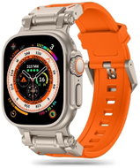 Tech-Protect Delta Pro for Apple Watch 42/44/45/49mm, orange / titanium - Watch Strap