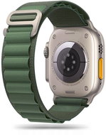 Tech-Protect Nylon for Apple Watch 44/45/49mm, military green - Watch Strap