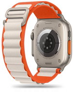 Tech-Protect Nylon for Apple Watch 42/44/45/49mm, orange / mousy - Watch Strap