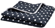 Blanket dark blue 230 x 260 cm quilted ultrasonic textile - Duvet 