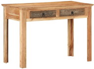 Writing desk 110 x 50 x75 cm solid recycled wood - Desk