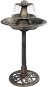 Bird feeder with fountain bronze 50 x 91 cm plastic - Bird Waterer