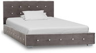 Bed frame grey velvet 90 x 200 cm - Bed Frame