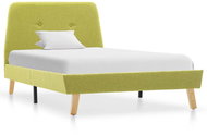 Bed frame green textile 90 x 200 cm - Bed Frame