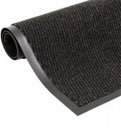 Protiprachová obdĺžniková rohožka všívaná 120 × 180 cm čierna - Rohožka