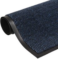 Protiprachová obdĺžniková rohožka všívaná 60 x 90cm modrá - Rohožka