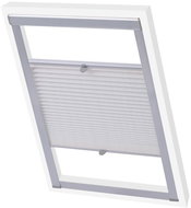 Pleated roller blind white 104 - Roller Blind