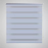 Roller blind day and night / Zebra / Twinroll 50x100 cm white - Roller Blind