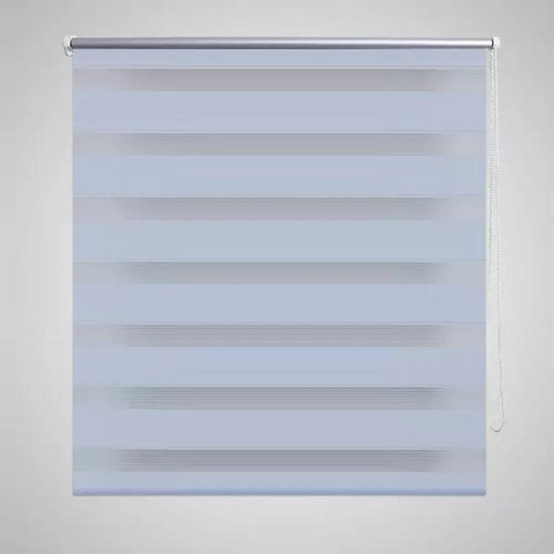 Roller blind day and night / Zebra / Twinroll 50x100 cm white - Roller Blind - Main image