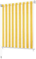 Outdoor roller blind 120x230 cm, yellow and white stripes - Roller Blind