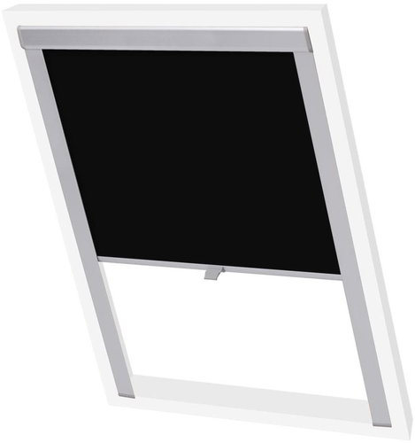 Blackout roller blind black 104 - Roller Blind - Main image