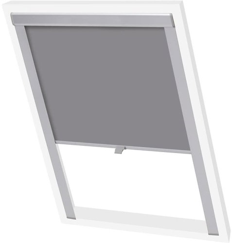 Blackout roller blind grey FK06 - Roller Blind - Main image