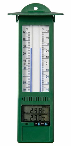 Nature Outdoor min-max digital thermometer 9,5 x 2,5 x 24 cm - Thermometer - Main image