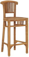 Barová židle masivní teakové dřevo - Barová židle