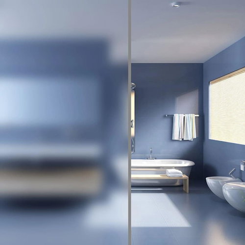 Pure matt private film milk glass self-adhesive 0,9 x 5 m -  Window Film - Main image