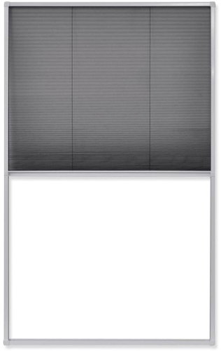 Pleated window insect net 110 x 160 cm - Insect Screen - Main image
