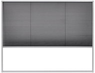 Pleated window insect screen, aluminium, 130x100 cm - Insect Screen
