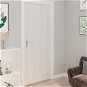 Samolepící tapety na dveře 2 ks bílé dřevo 210 x 90 cm PVC - Samolepicí tapeta
