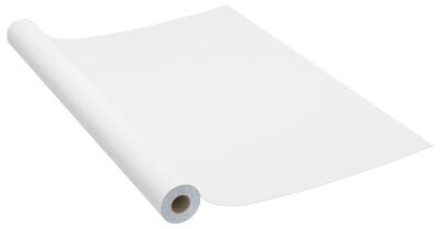 Self-adhesive wallpaper for furniture white 500 x 90 cm PVC - Self-Adhesive Wallpaper - Main image