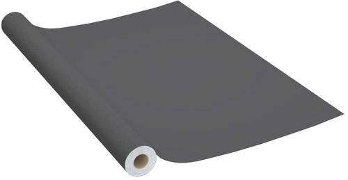 Self-adhesive wallpaper for furniture grey 500 x 90 cm PVC - Self-Adhesive Wallpaper - Main image