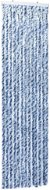 Záves proti hmyzu modrý, biely a strieborný 56 × 185 cm Chenille - Sieťka na okno