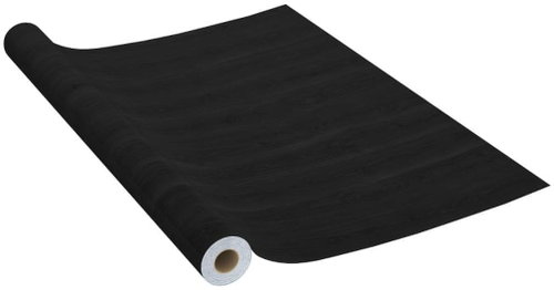 self-adhesive wallpaper for furniture 2 pcs dark wood 500 x 90 cm PVC - Self-Adhesive Wallpaper - Main image