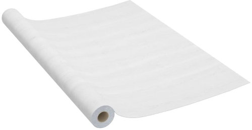 self-adhesive wallpaper for furniture 2 pcs white wood 500 x 90 cm PVC - Self-Adhesive Wallpaper - Main image