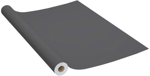 self-adhesive wallpaper for furniture 2 pcs grey 500 x 90 cm PVC - Self-Adhesive Wallpaper - Main image