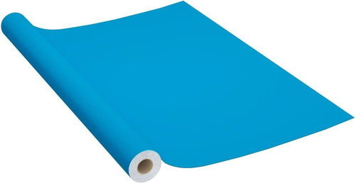 self-adhesive wallpaper for furniture 2 pcs azure 500 x 90 cm PVC - Self-Adhesive Wallpaper - Main image