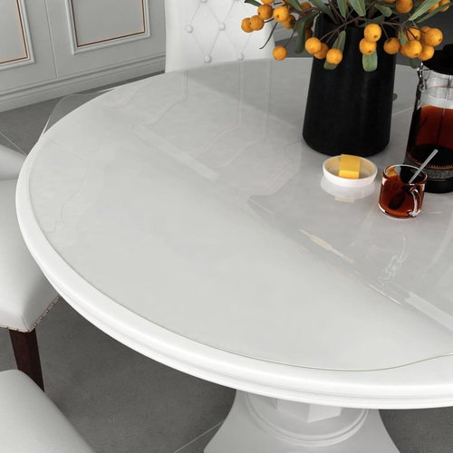 Protective film for table transparent O 80 cm 2 mm PVC - Film Screen Protector - Main image