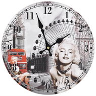 Vintage wall clock 30 cm Marilyn Monroe - Wall Clock