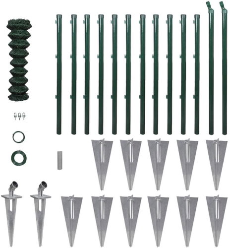 Wire mesh with posts and pins steel 1,5 x 25 m - Wire Mesh - Main image