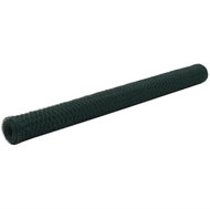 Fencing for chicken coop steel PVC layer 25 x 1,5 m green - Breeding Wire Mesh
