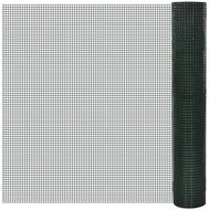 PVC galvanized mesh for chicken coop 10 x 1 m green - Breeding Wire Mesh