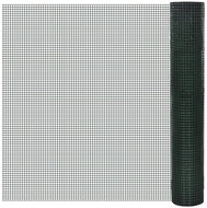 PVC galvanized mesh for chicken coop 10 x 1 m green - Breeding Wire Mesh