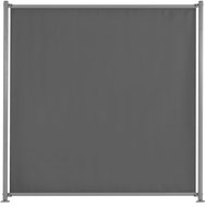 Fence piece with 2 posts anthracite 180 x 180 cm fabric - Fence Panel
