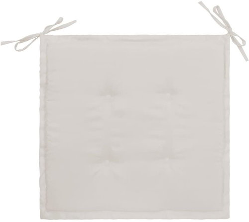 Garden chair pads 4 pcs cream 40 x 40 x 3 cm - Cushion - Main image