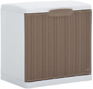 Botník taupe 40 x 30 x 40 cm - Botník