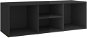 Botníková lavice černá 105 x 35 x 35 cm dřevotříska - Botník