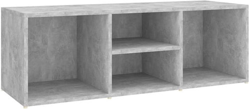 Botníková lavice betonově šedá 105 x 35 x 35 cm dřevotříska - Shoe Rack - Main image