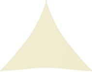 Tieniaca plachta oxfordská látka trojuholníková 6 × 6 × 6 m krémová - Tieniaca plachta