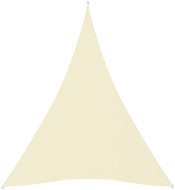 Tieniaca plachta oxfordská látka trojuholníková 4 × 5 × 5 m krémová - Tieniaca plachta
