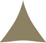 Tieniaca plachta oxfordská látka trojuholníková 5 × 7 × 7 m béžová - Tieniaca plachta