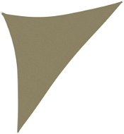 Tieniaca plachta oxfordská látka trojuholníková 4 × 4 × 5,8 m béžová - Tieniaca plachta
